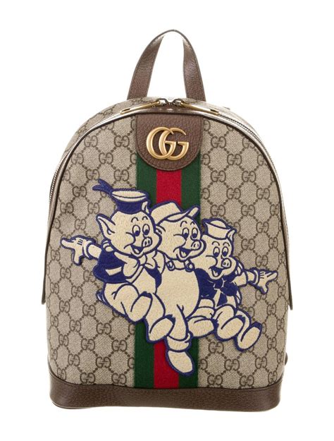 gucci 3 pigs backpack